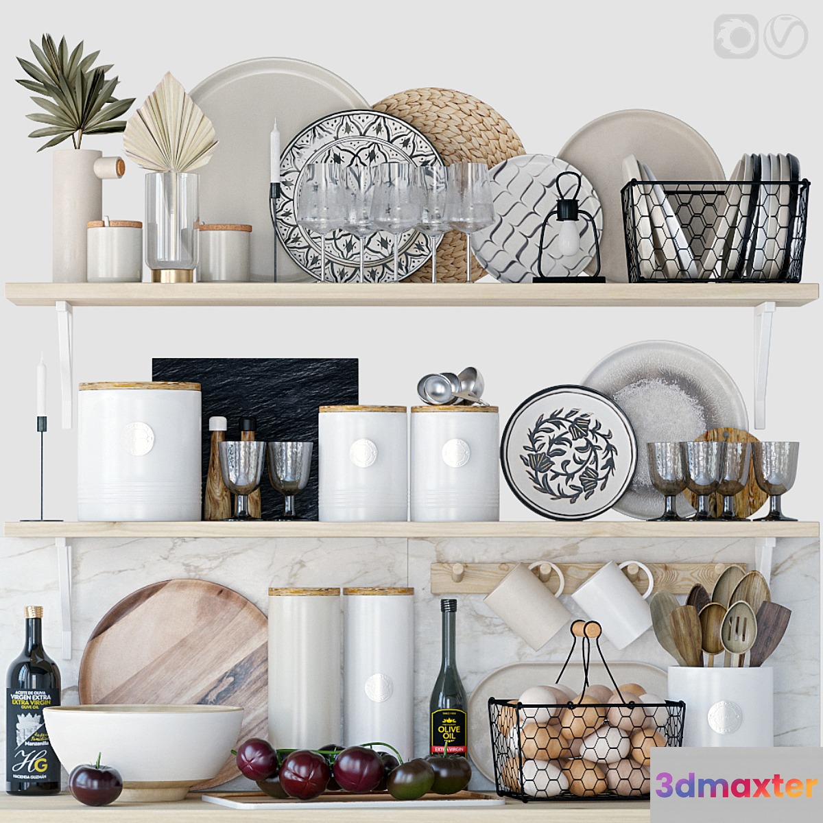 Decorative set for the kitchen 13