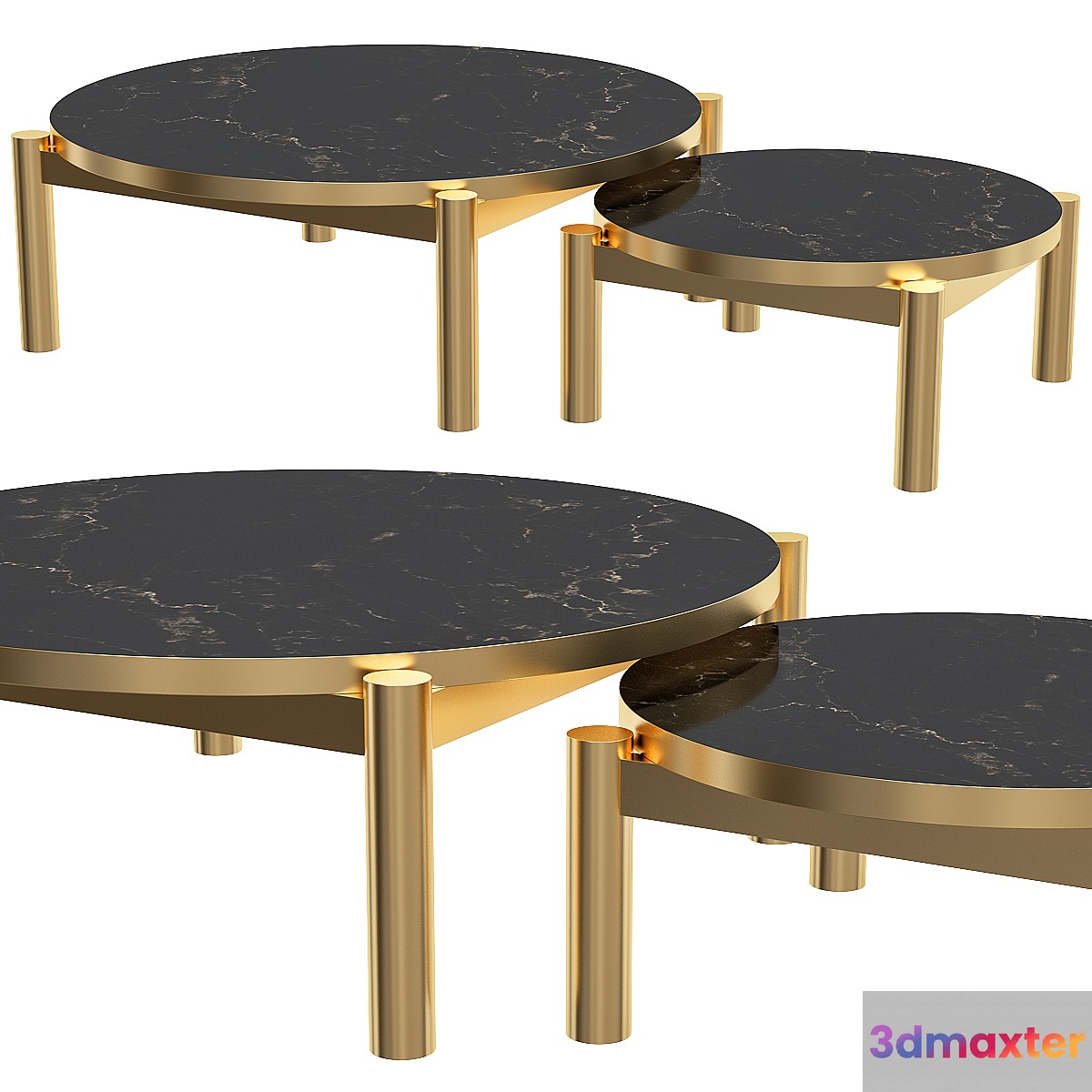 Coffee table quest eichholtz 3D Max