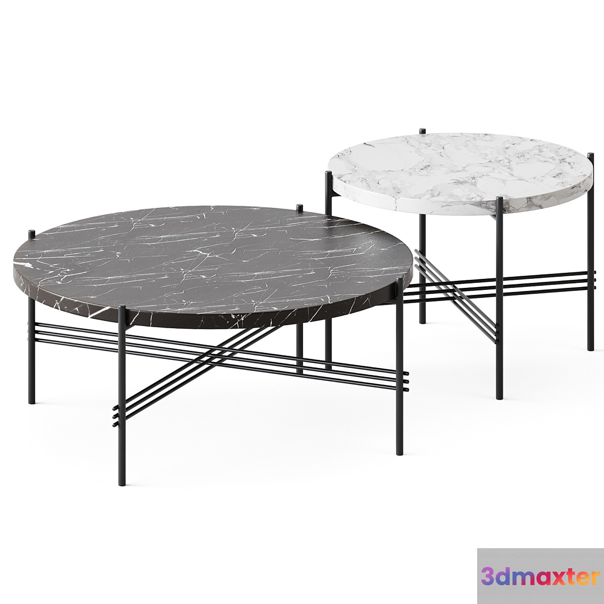 TS Marble Coffee Table by Gubi