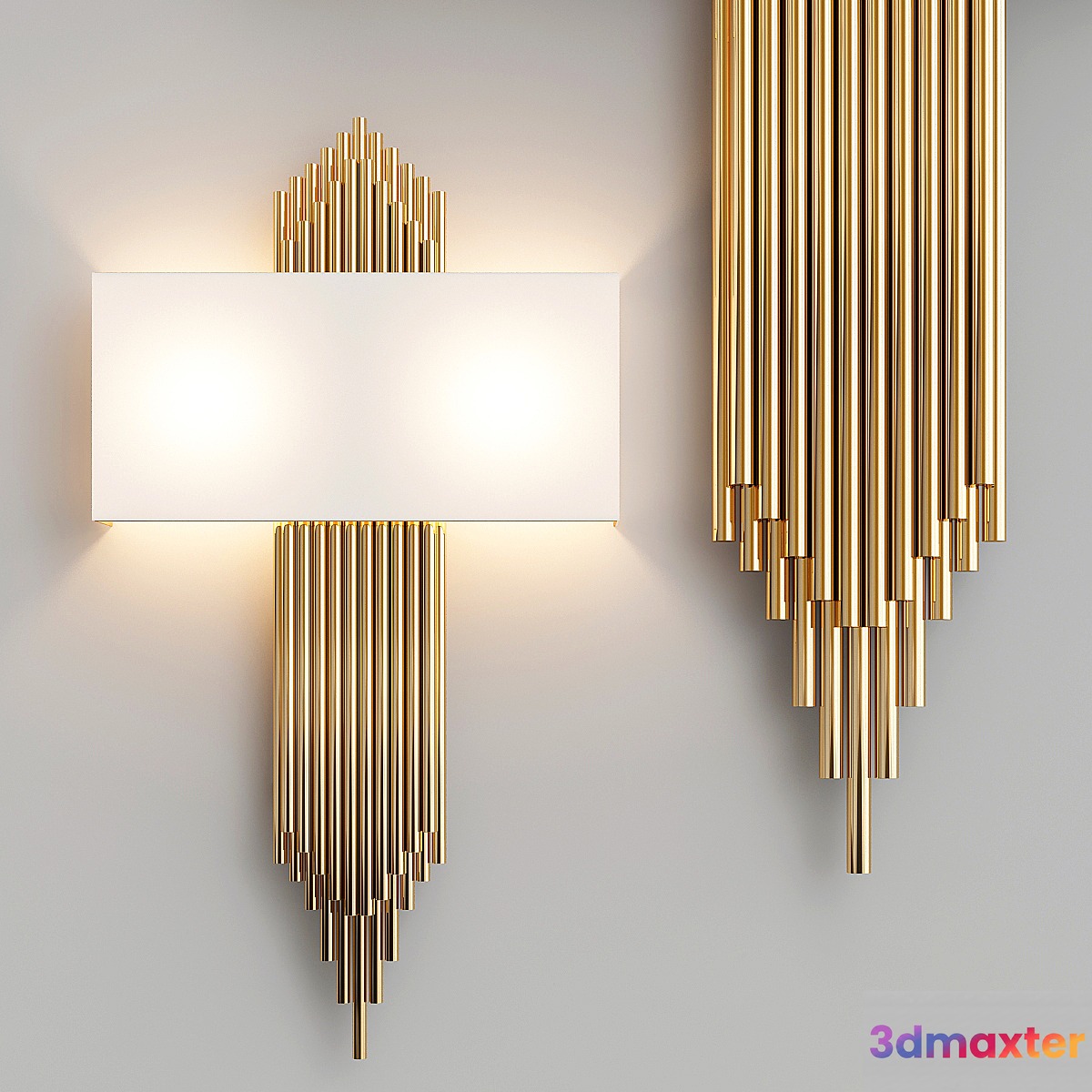 Darren wall lamp 3D Max