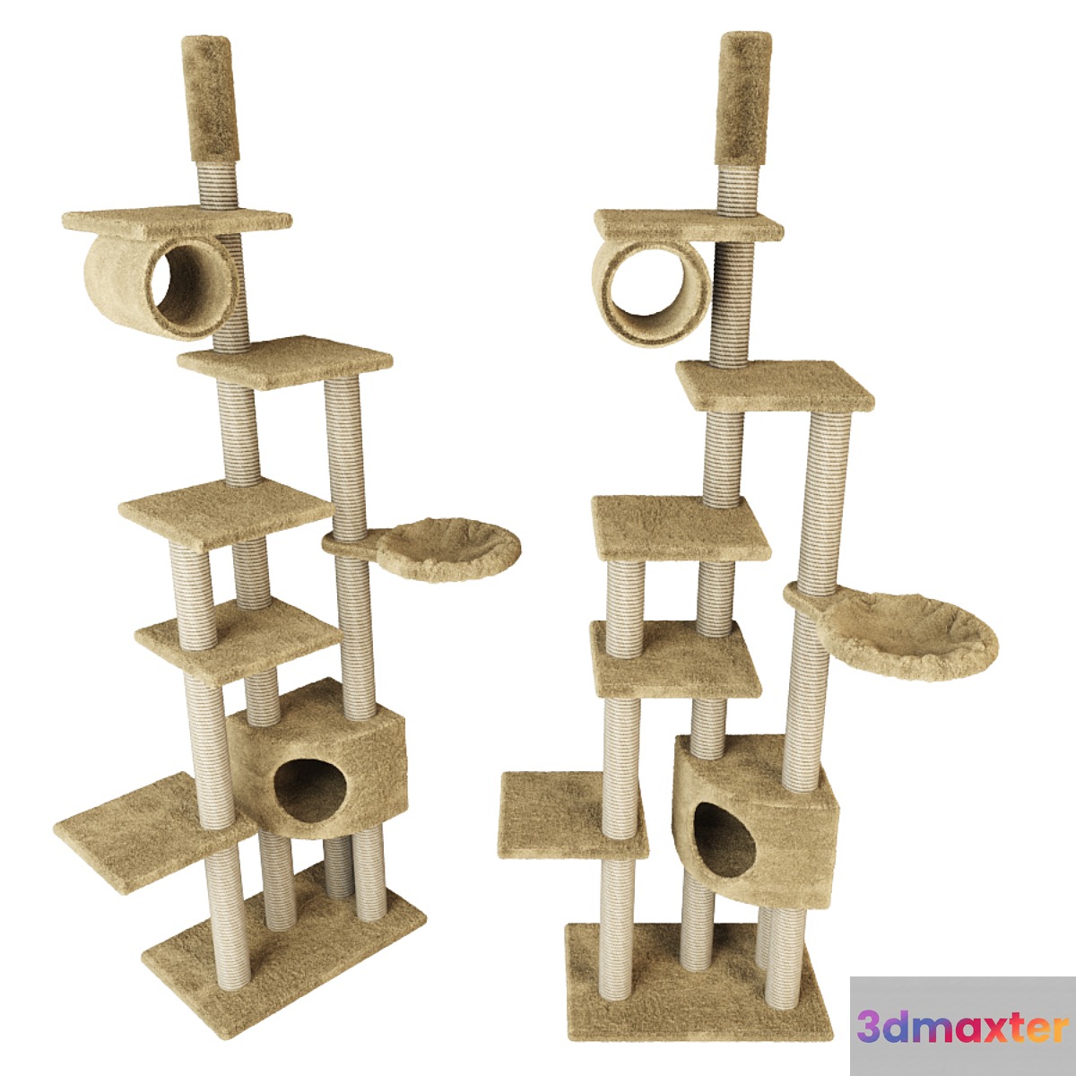 Cat house Madrid Trixie 3D Max