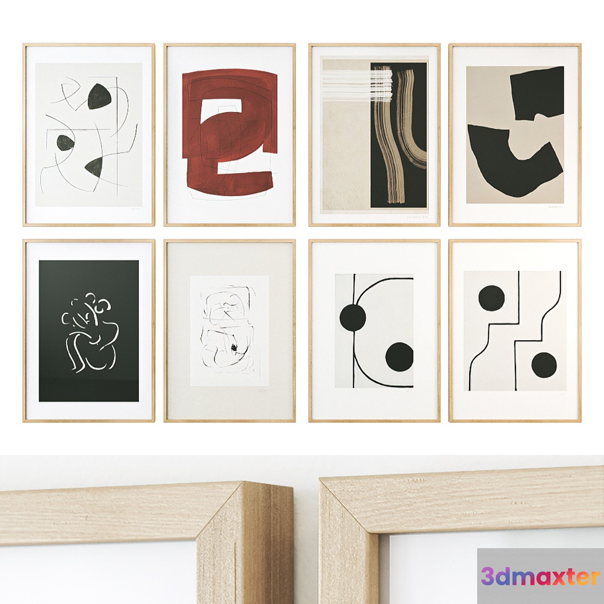 Абстрактные постеры (Abstract posters) - No.2 3D Max