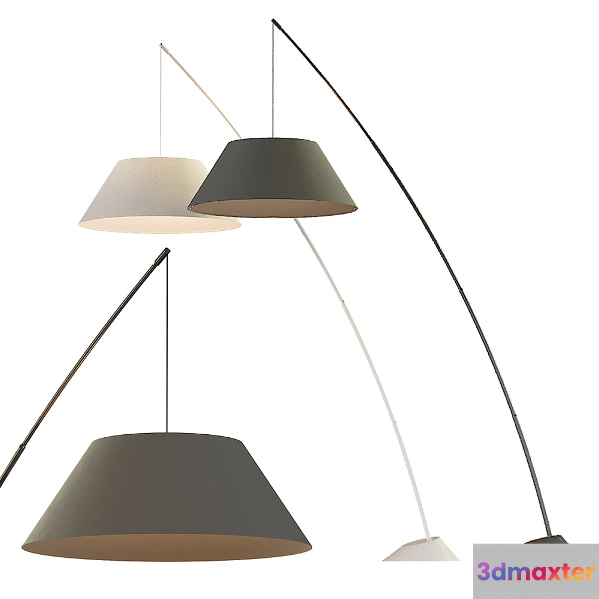 Floor lamp Maytoni Campanula 3D Max