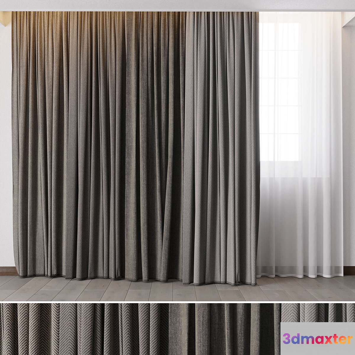Hadi Curtains 38 3D Max
