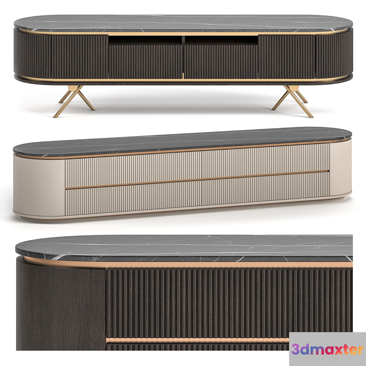 Enza Home Vienna TV stand 3D Max