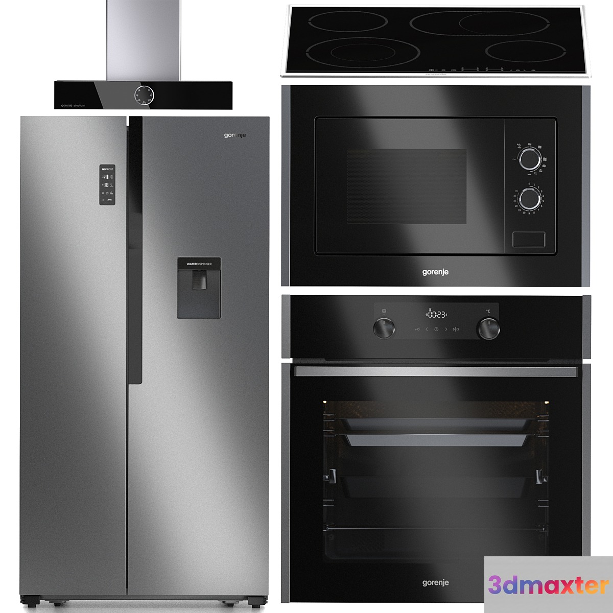 Gorenje kitchen appliances set 4 - No.2 3D Max