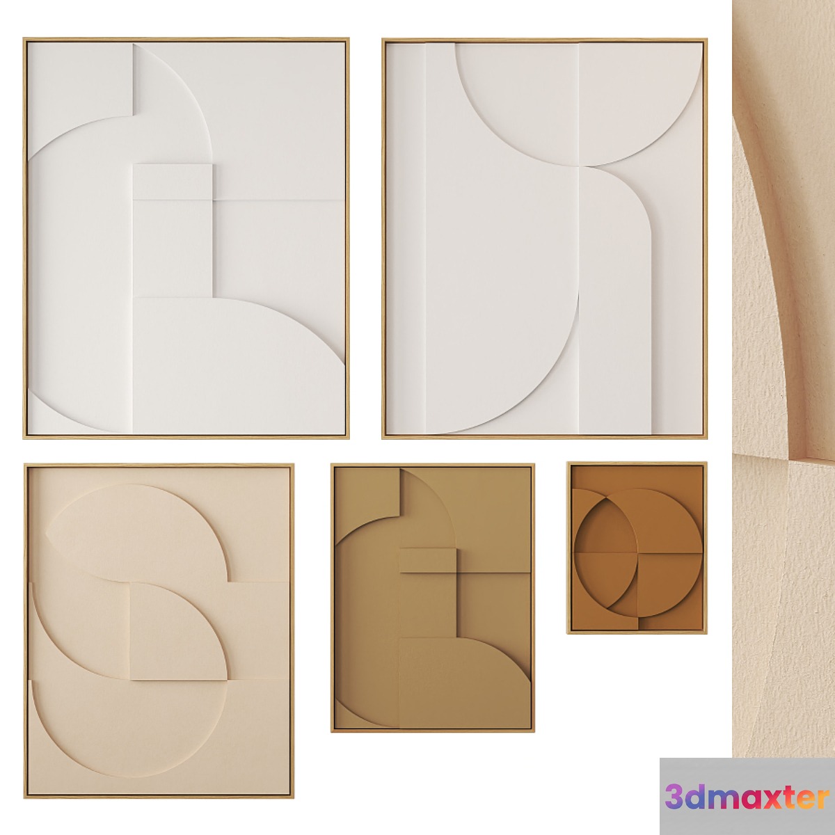 HKliving relief artworks 3D Max