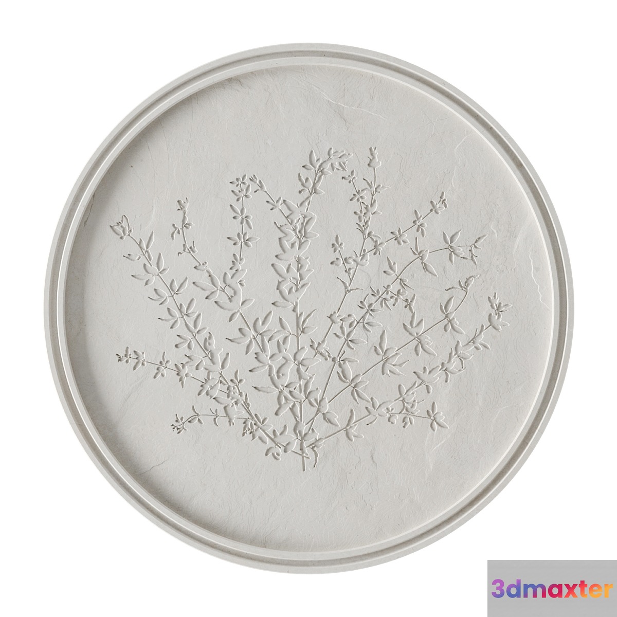 Plaster relief decoration 4 3D Max