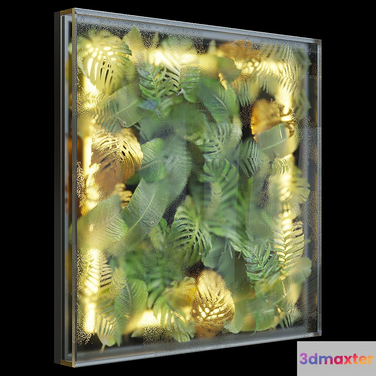 Greenbox - wall-mounted phytomodule with lighting Vargov Design - No.3