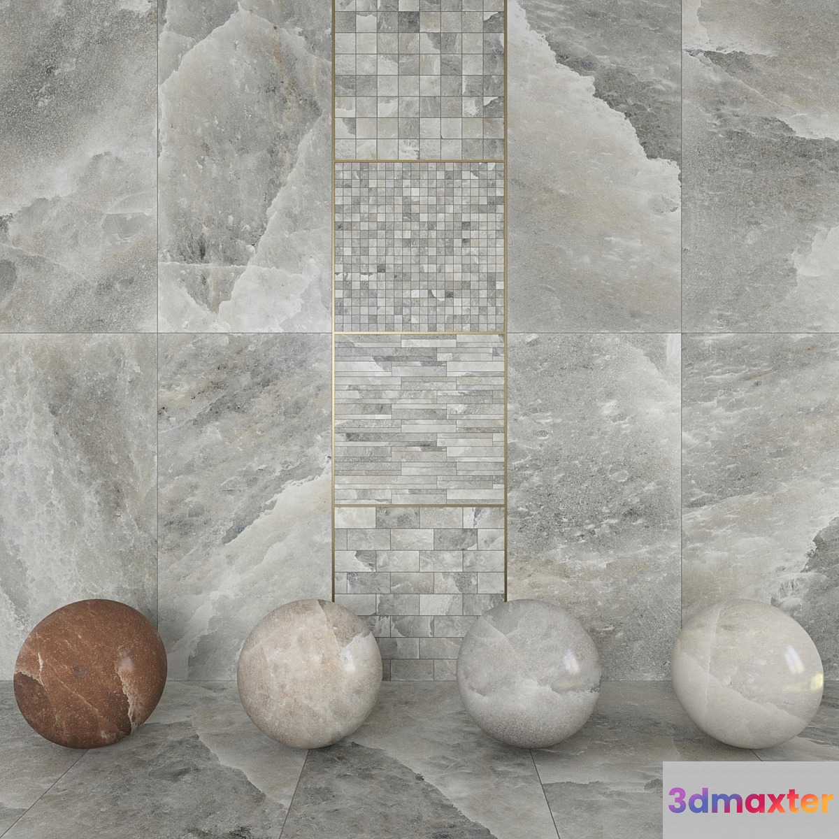 Contemporary Design CERIM Rock Salt Decor 3D Max