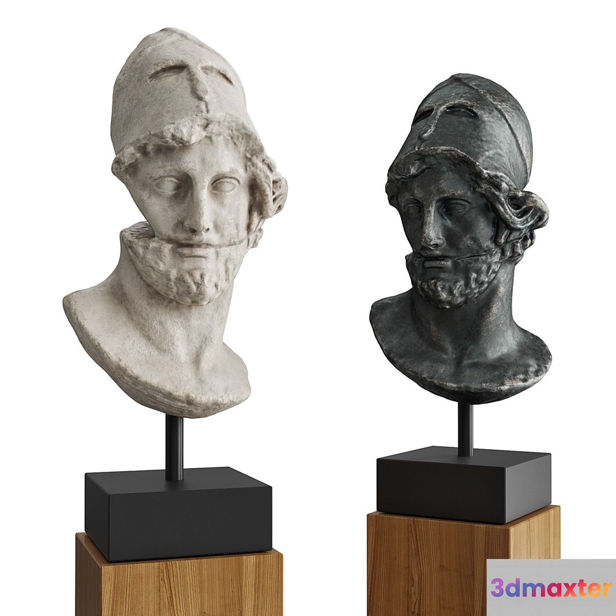 Hermes with helmet bust