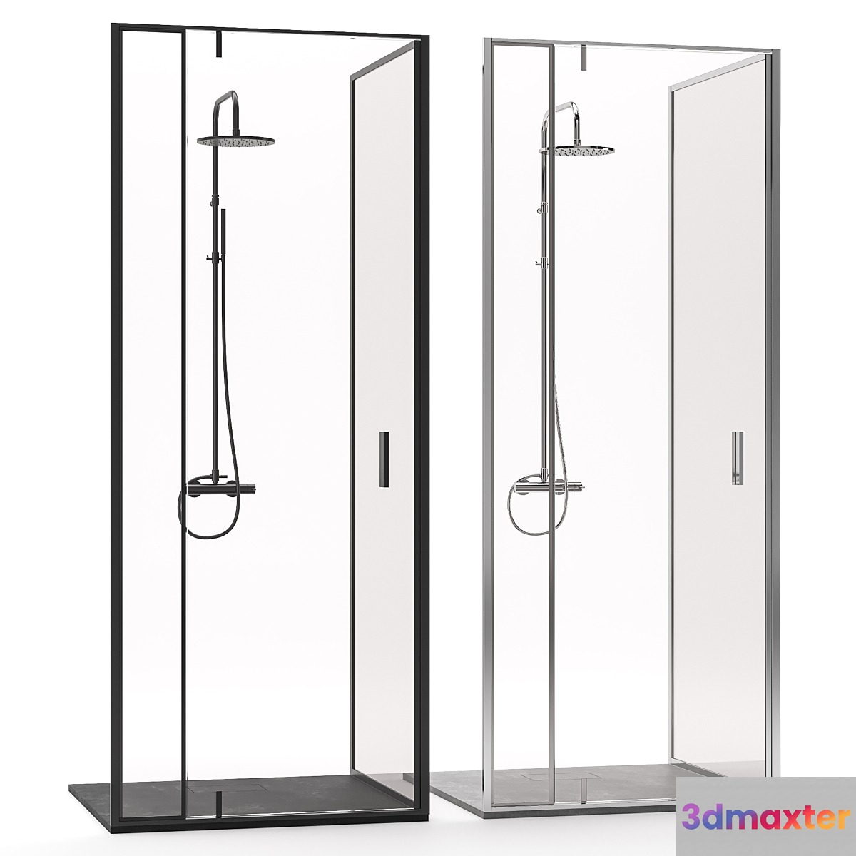 Shower cabin with shower system from Carlo Frattini