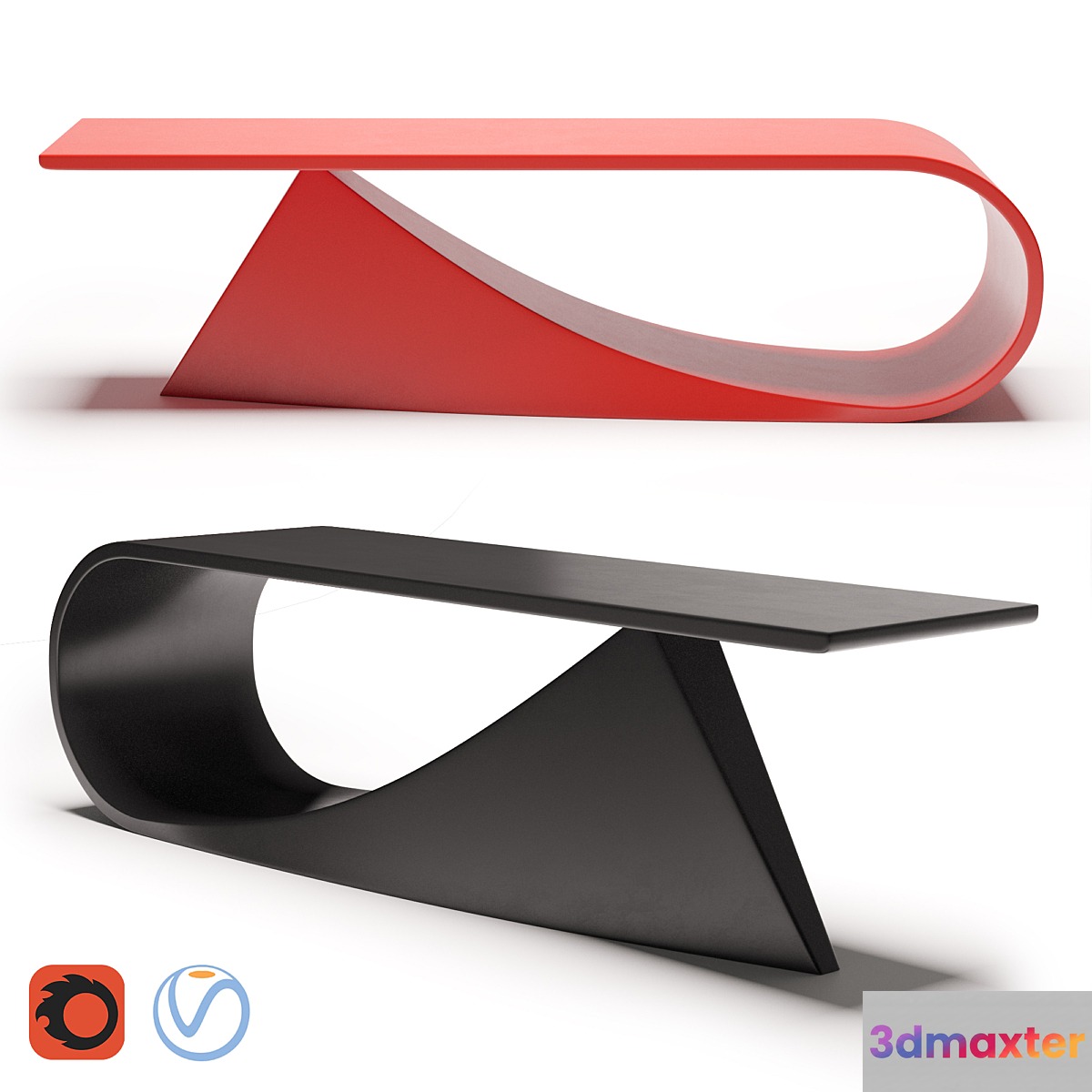Coffee table _ sculpture Static Dynamism 3D Max
