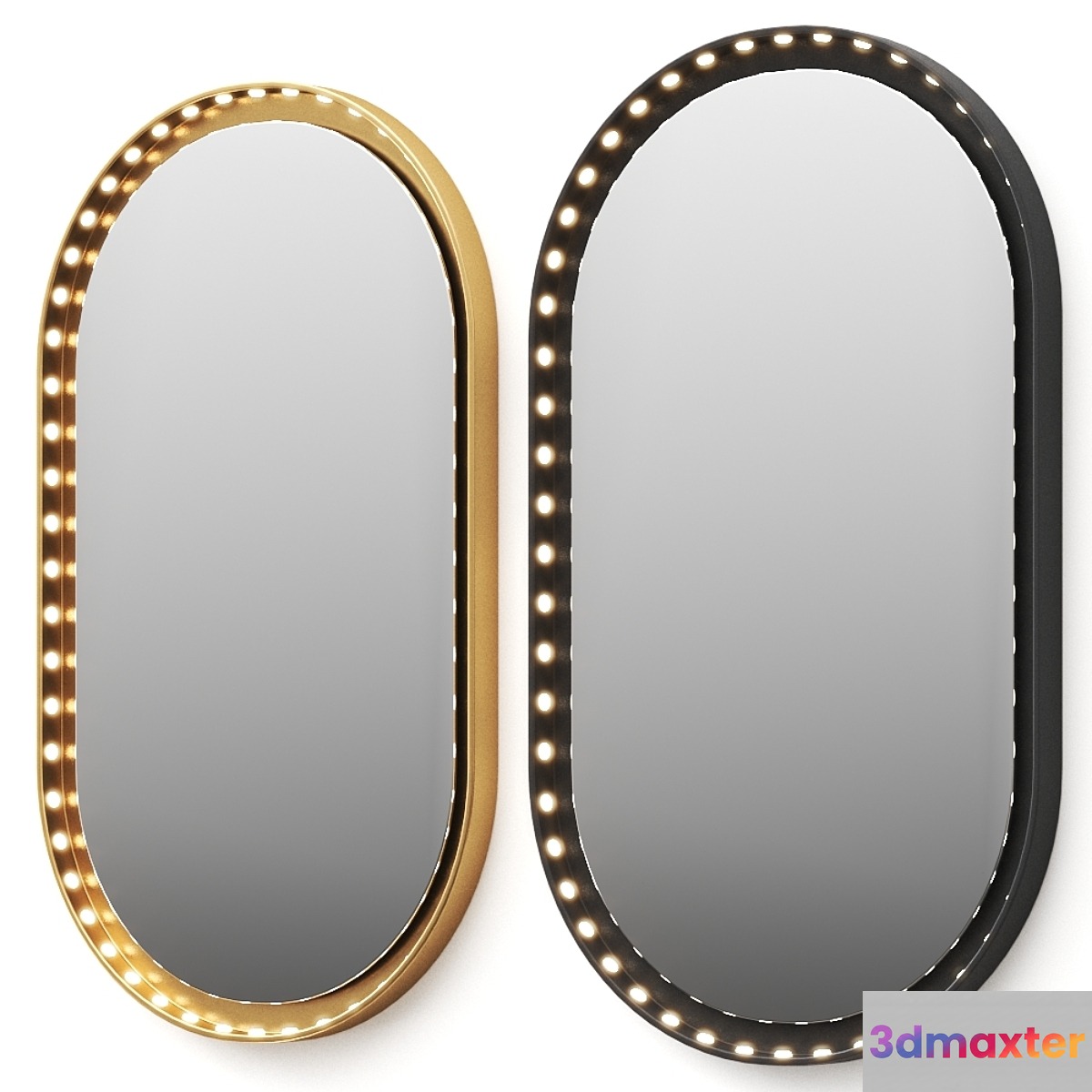 Vanity Oval by Le Deun Luminaires Mirror Led Backlight
