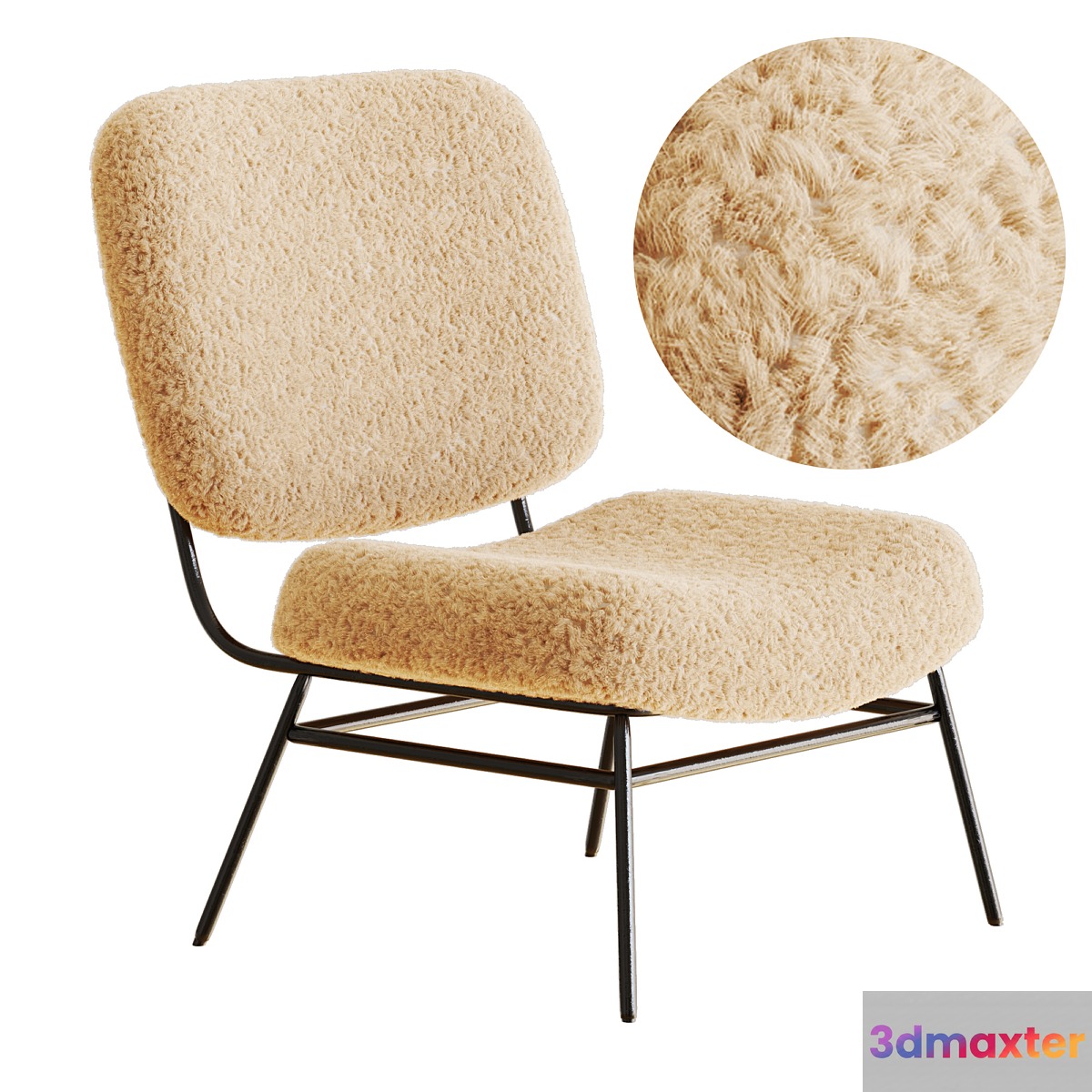 ZARA HOME FAUX SHEARLING CHAIR - No.3