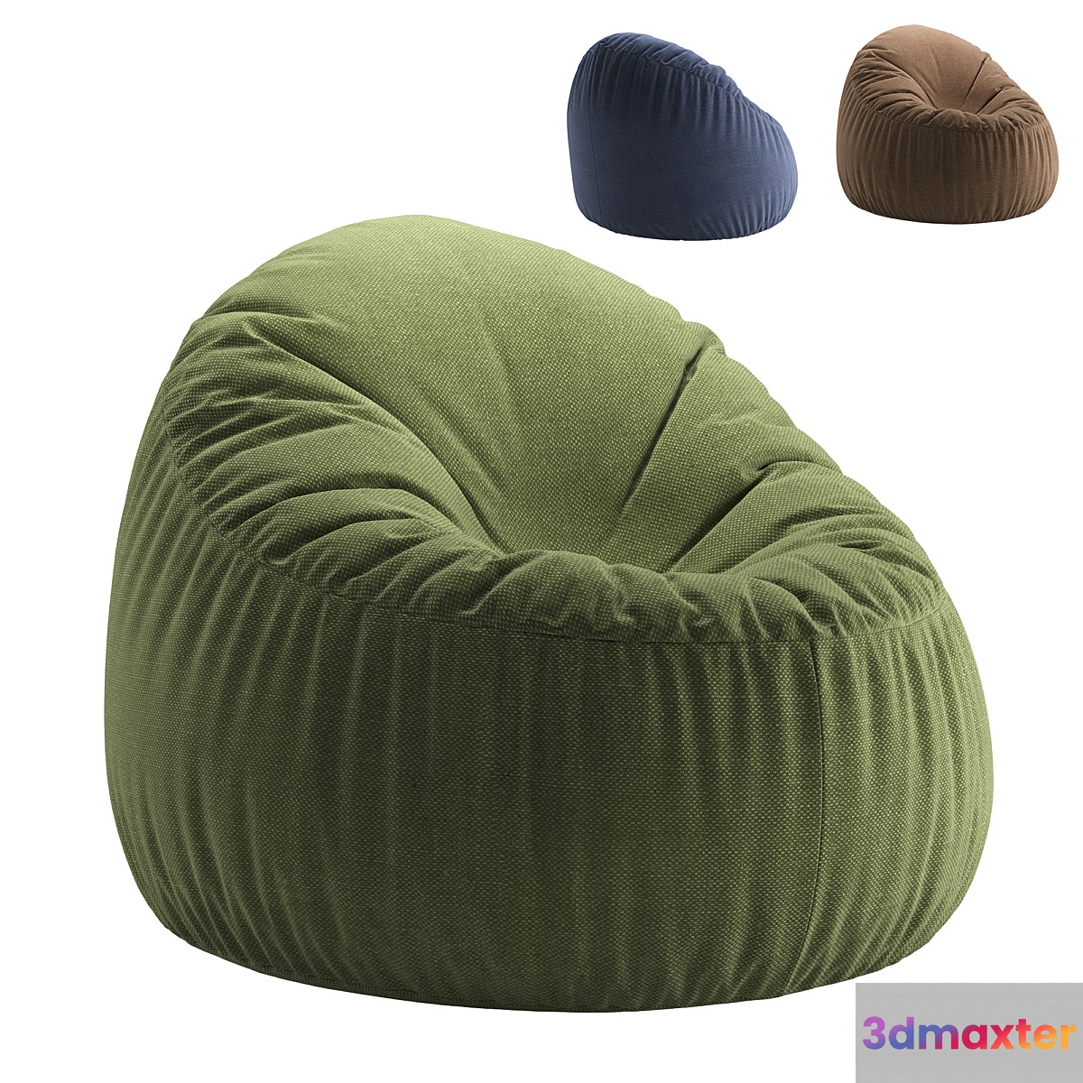 POUFS 03 3D Max