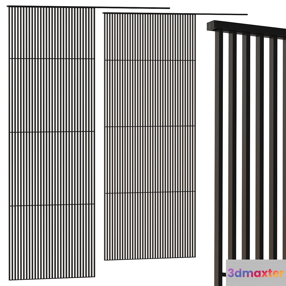Boca Stripe rack 3D Max
