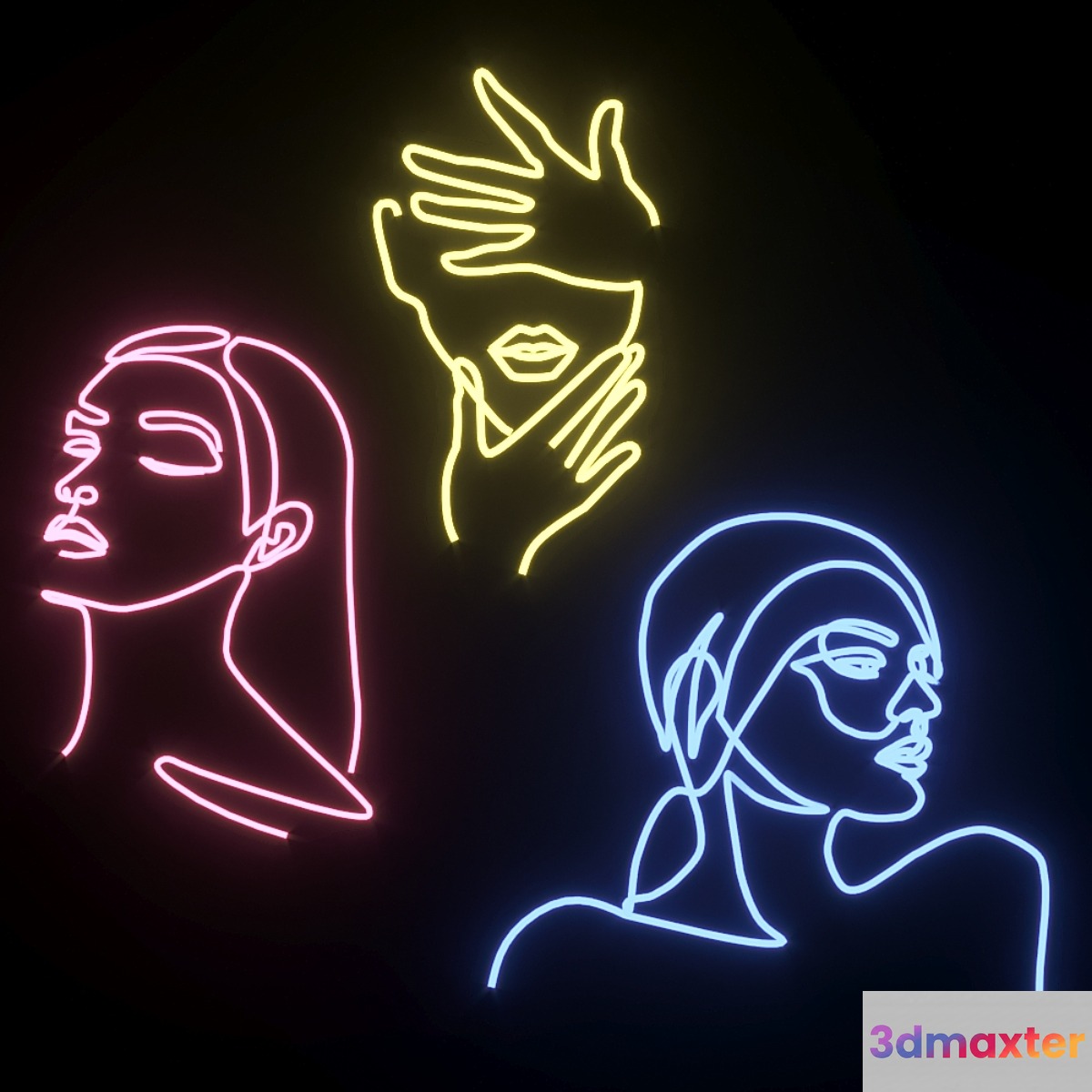 Neon Set 01 Woman