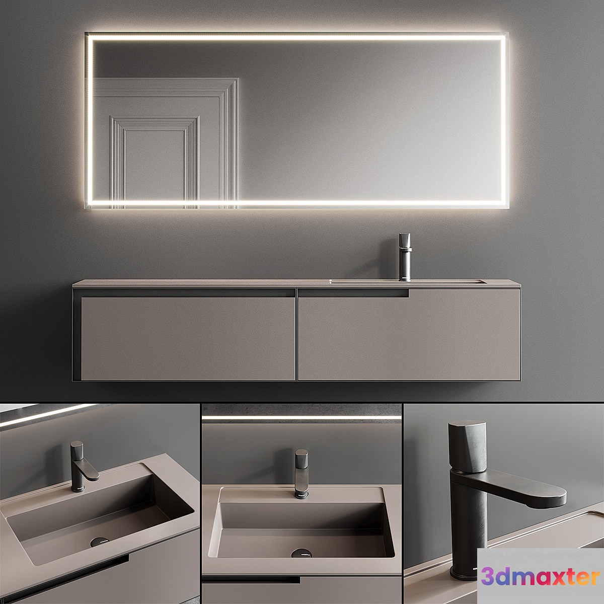 Antonio Lupi Design Atelier Vanity Unit Set 1 - No.2