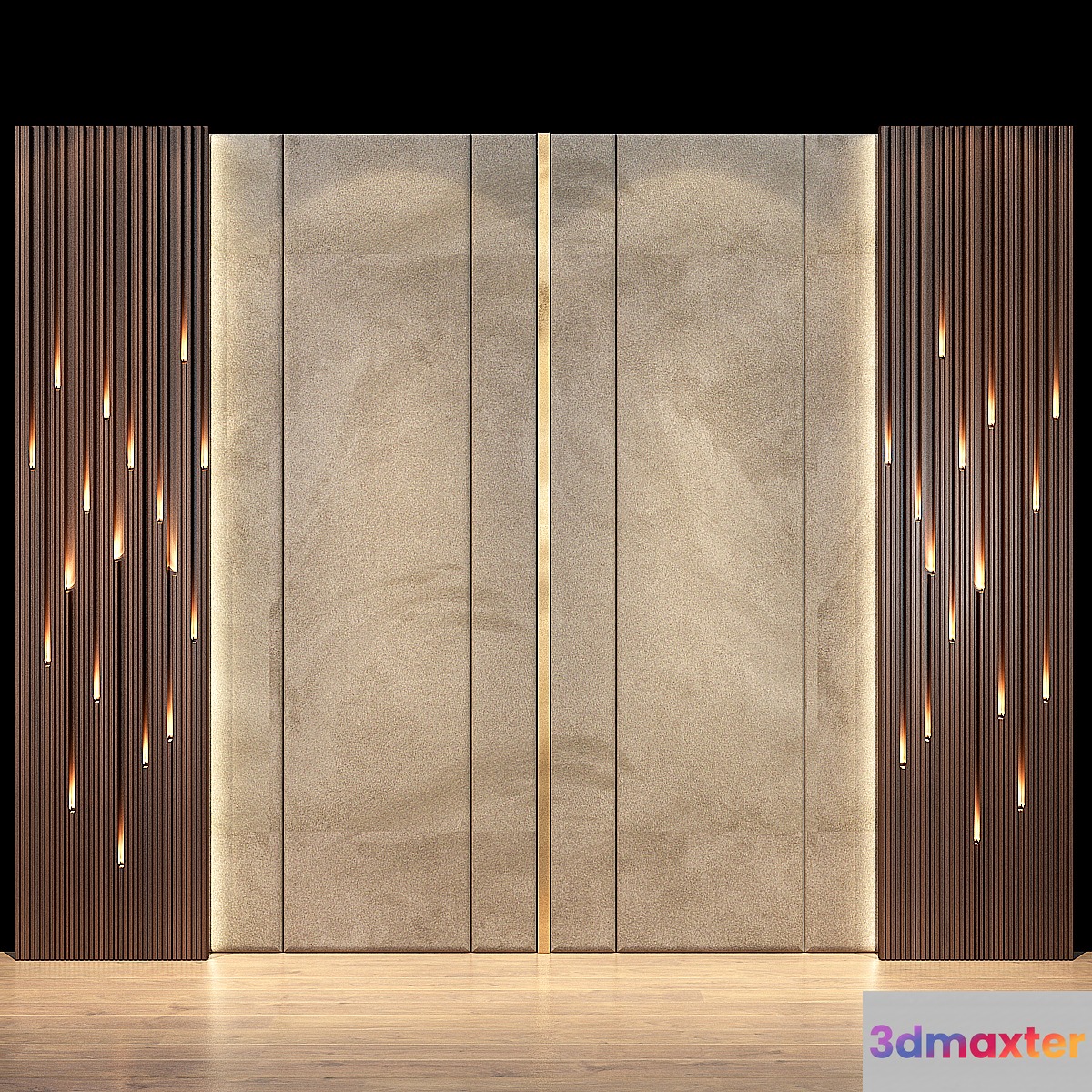 Wall Panel 55 3D Max