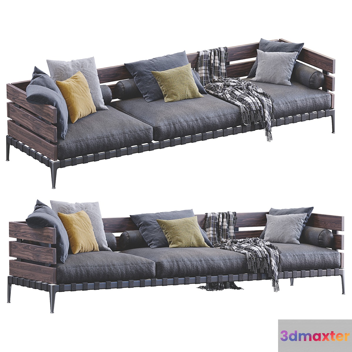 Leather Sofa Ansel By Flexform - No.3