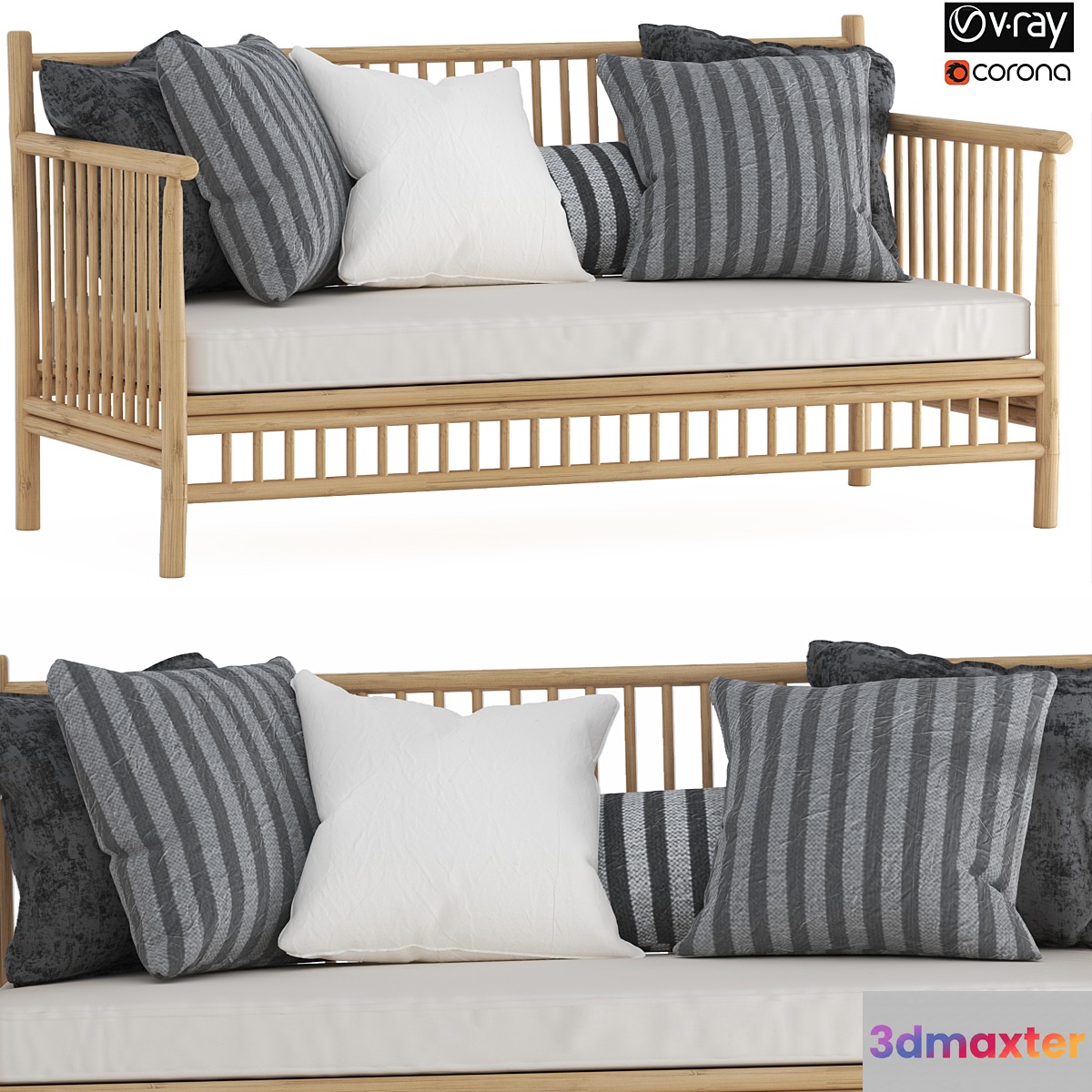 Exotan Bamboo Loungeset-garden bench-02