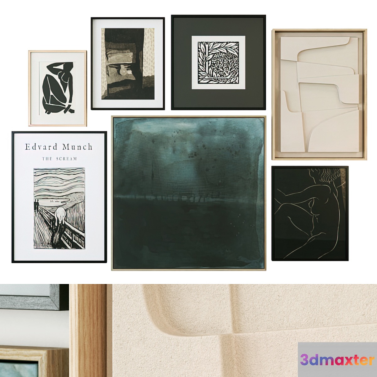 Modern abstract paintings