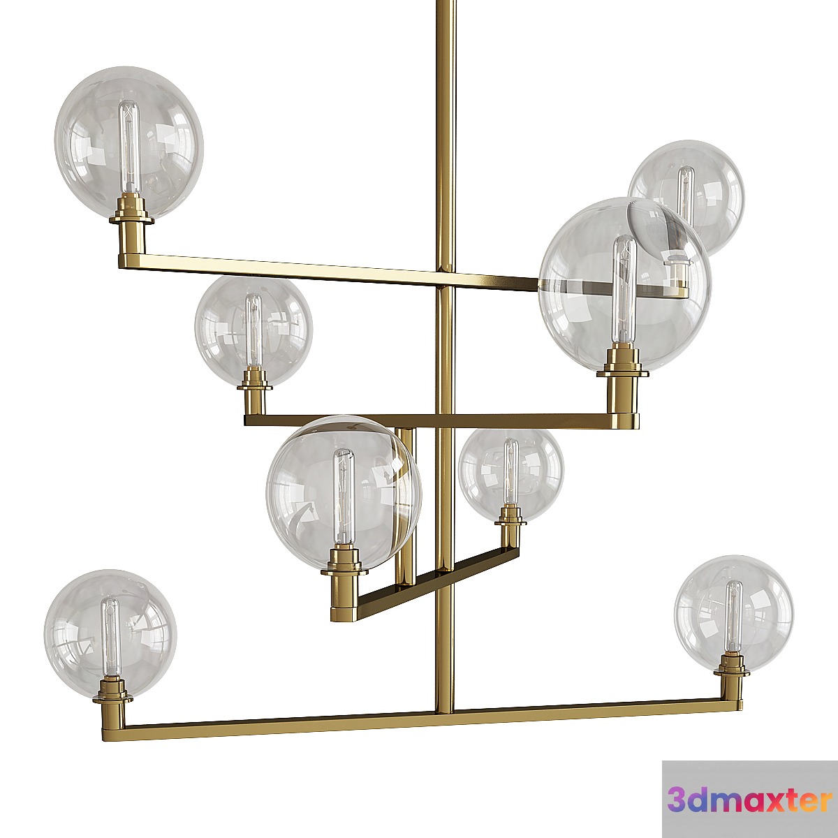 Gambit chandelier 3D Max