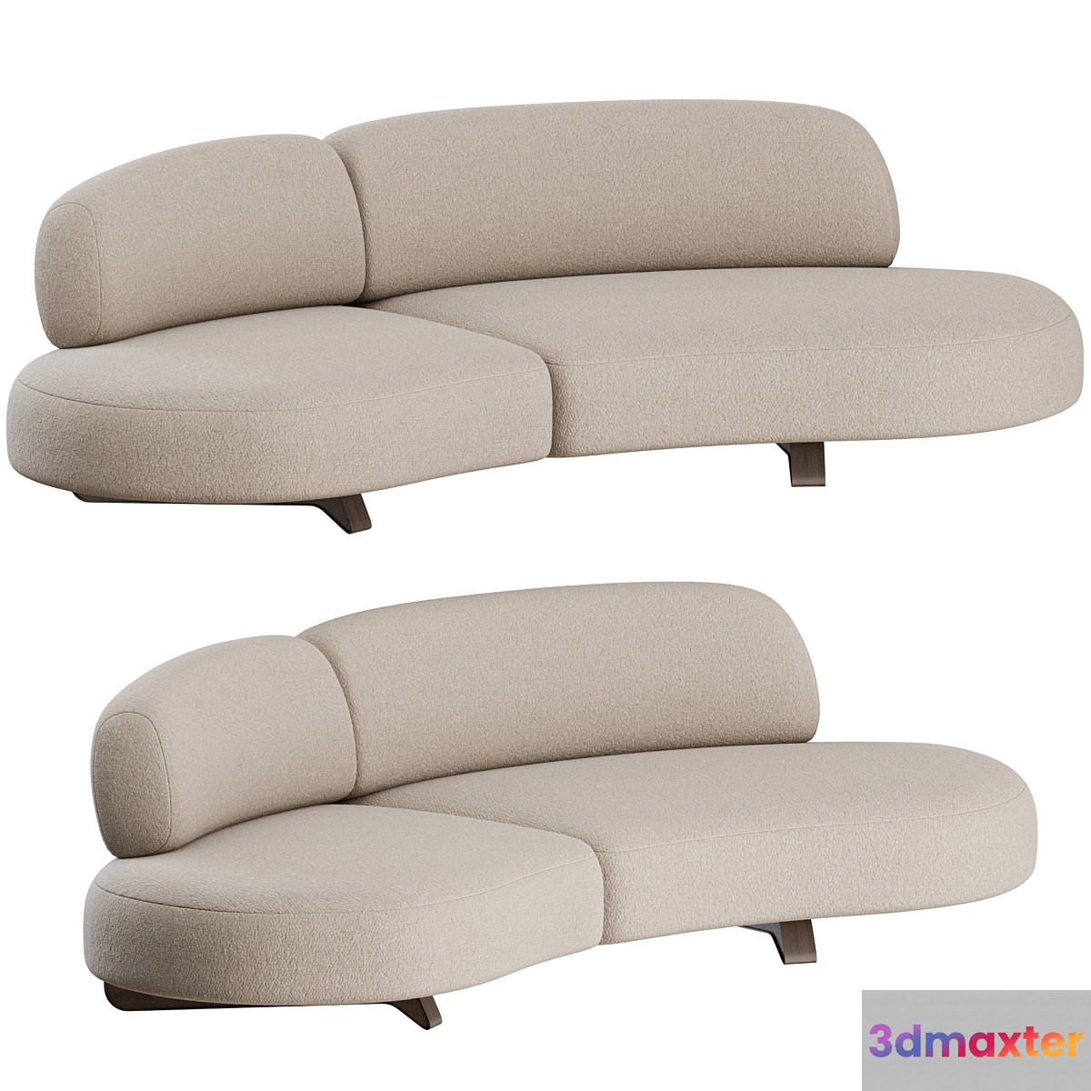 Vao 250 Curved Sofa by Paolo Castelli