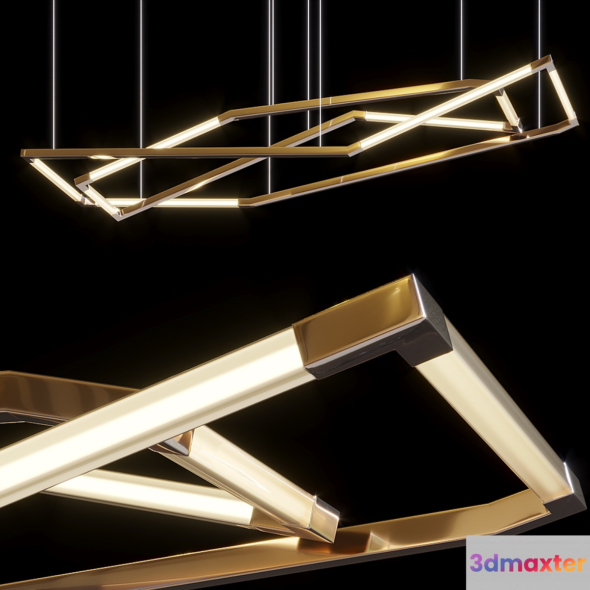 Chandelier Asimetrique di Alessandro 3D Max