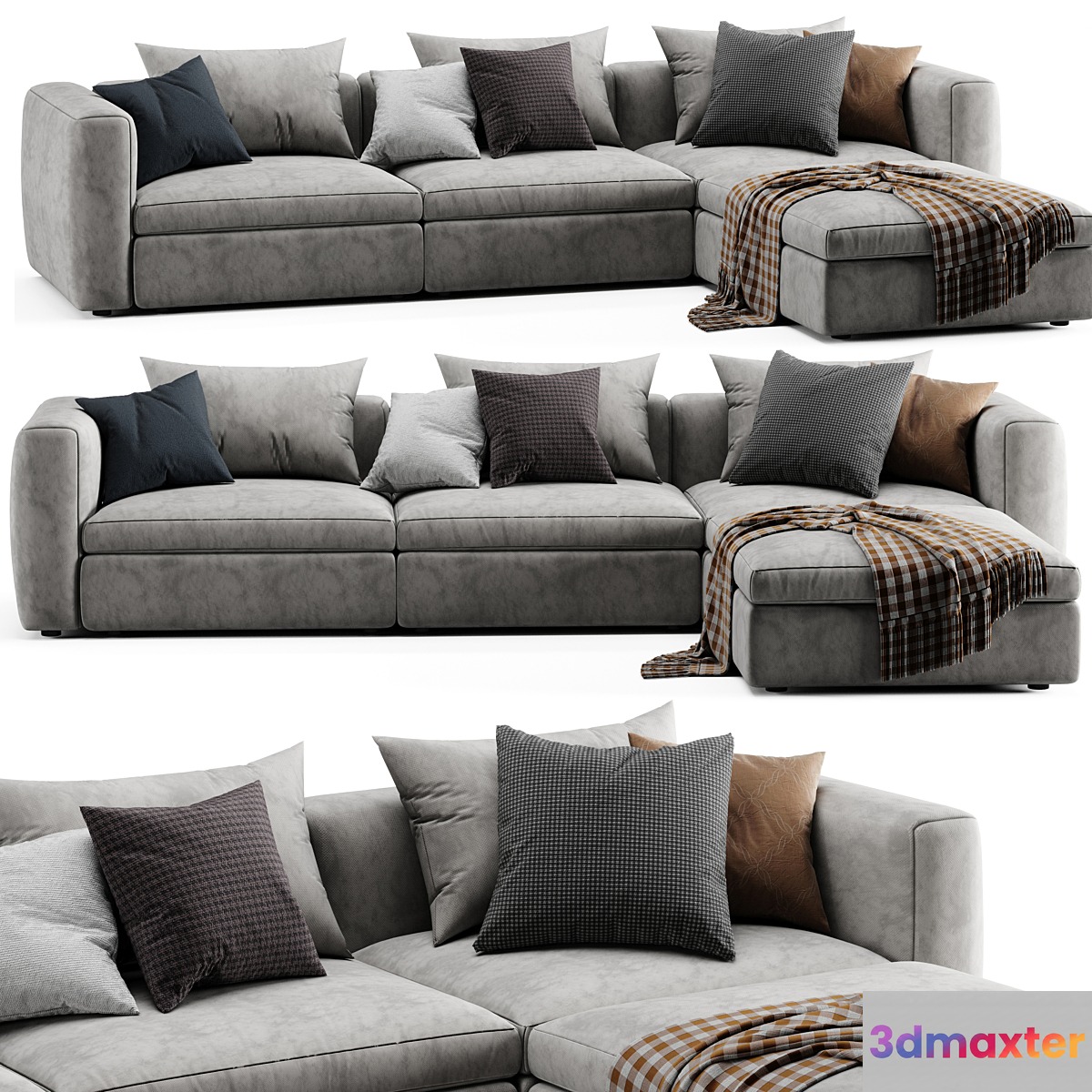 Poliform Dune Chaise Longue Sofa - No.2
