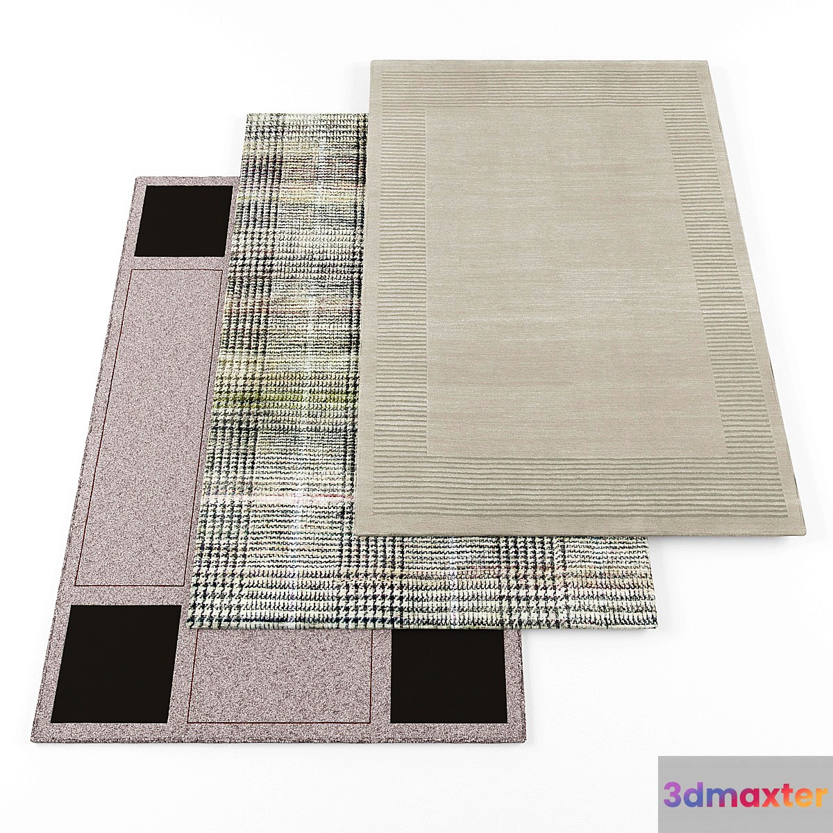 rugs modern 3D Max