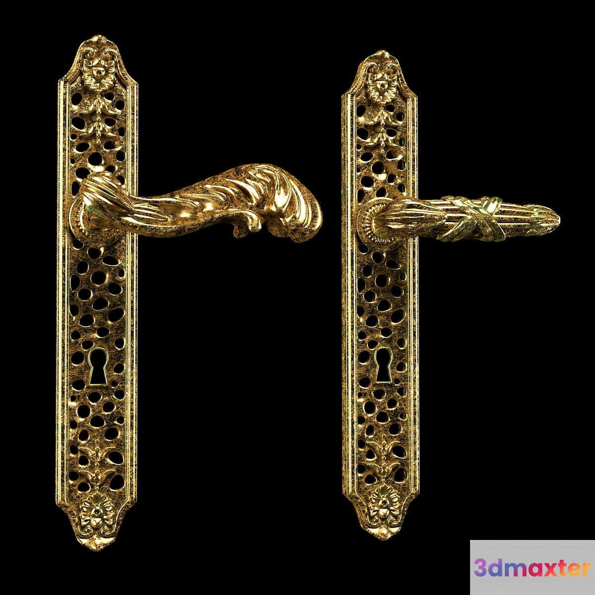 PROVASI Door Handle 3D Max
