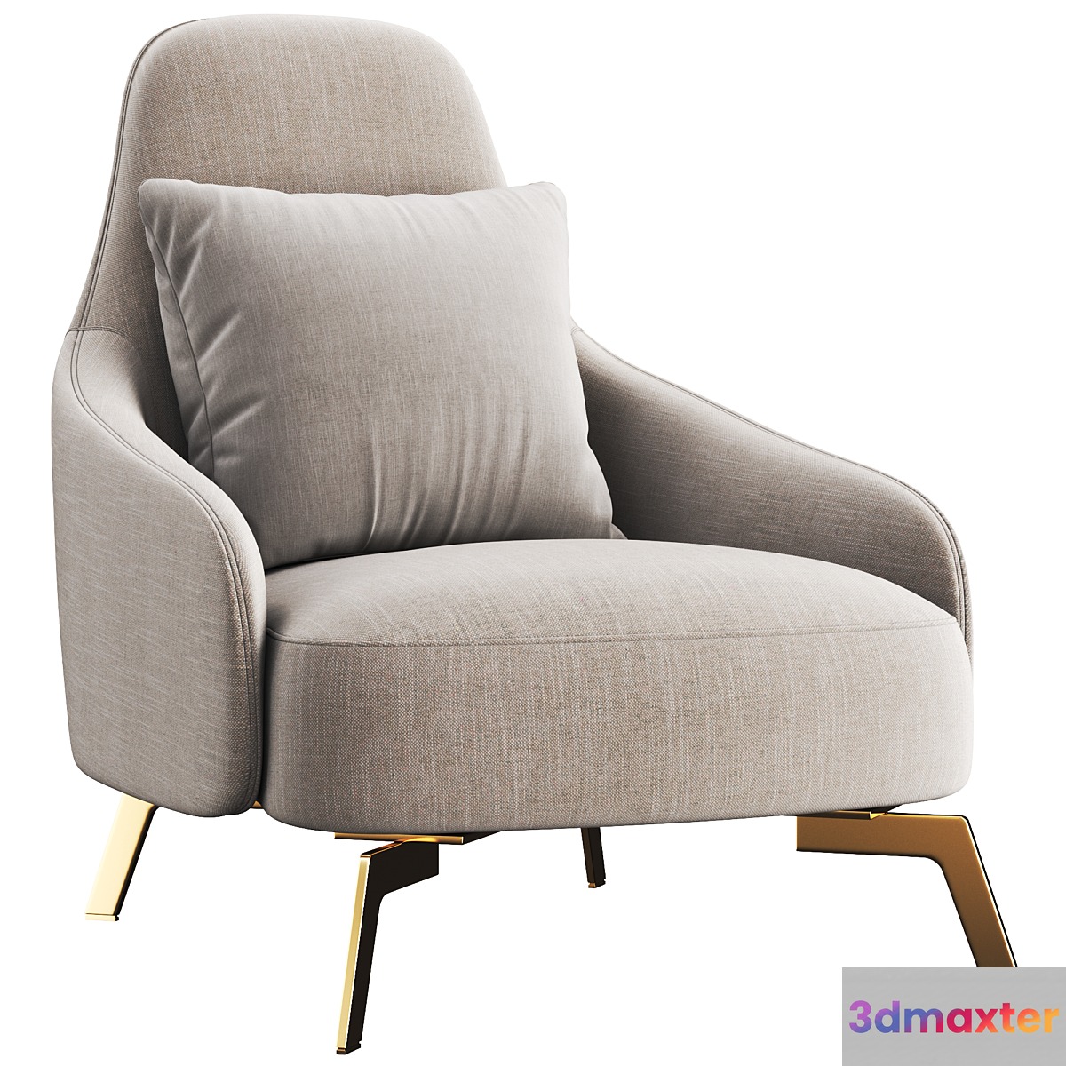 Leolux_LX_Armchair 3D Max