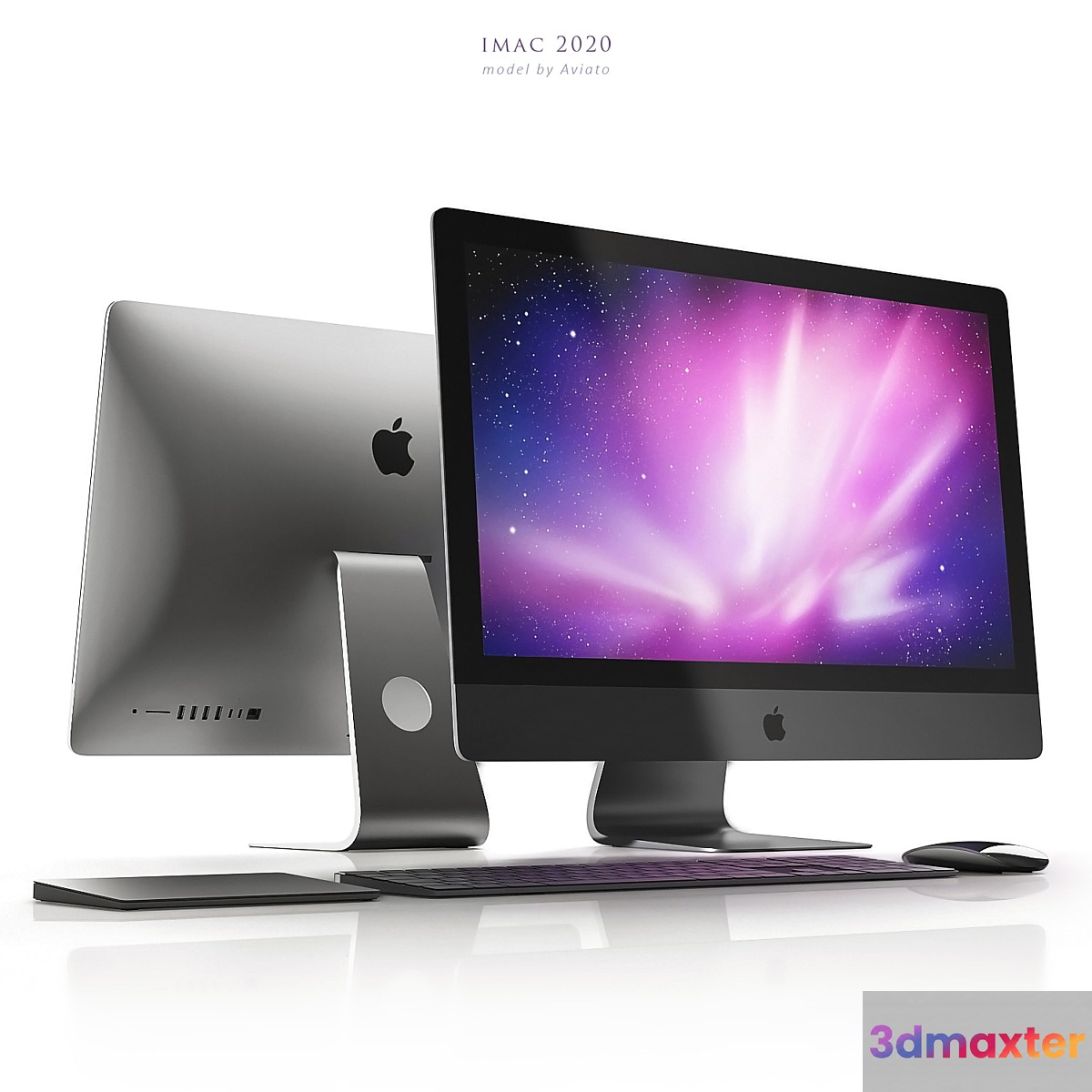 Apple iMac 2020 3D Max