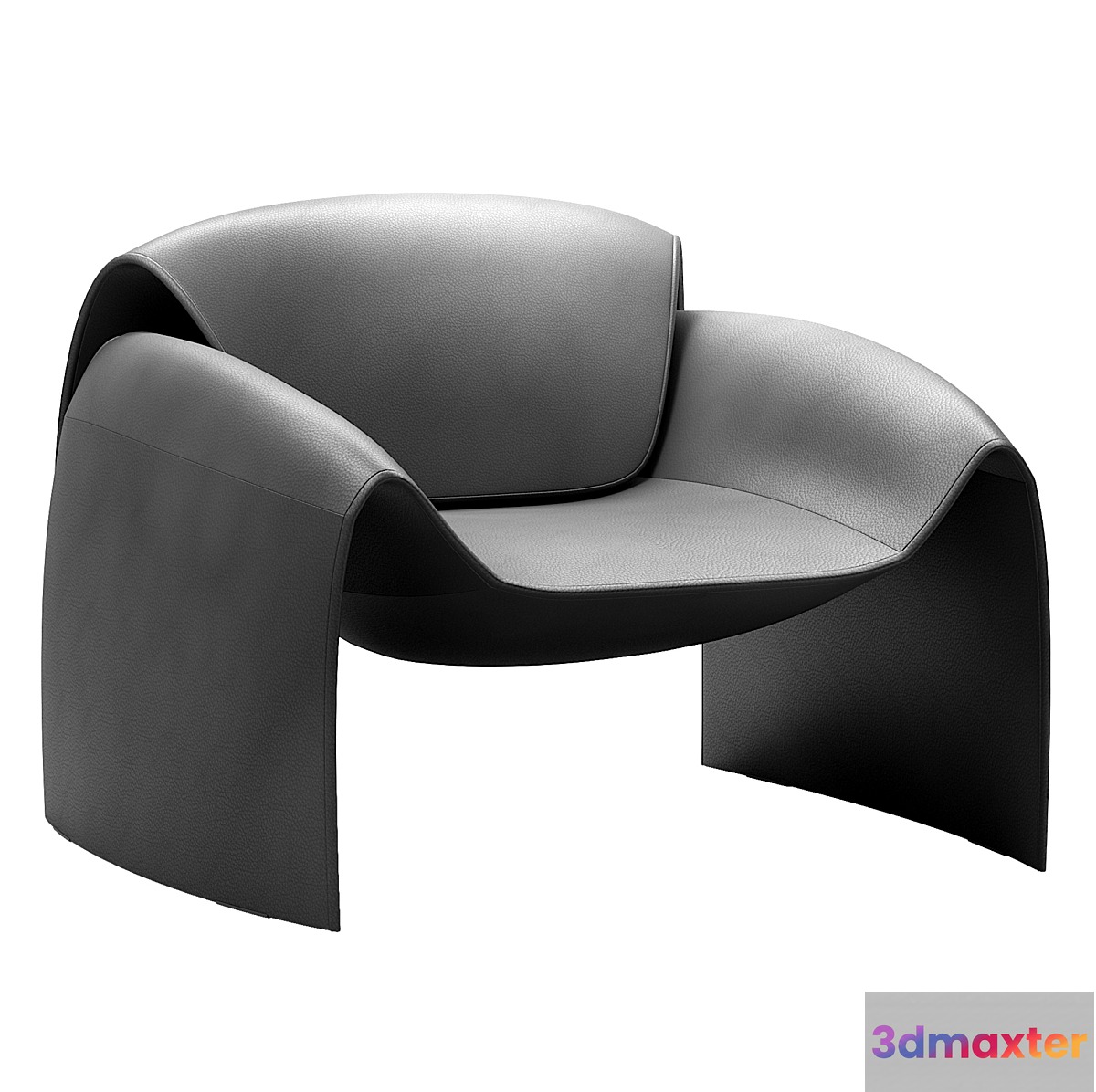 Leclub armchair 3D Max