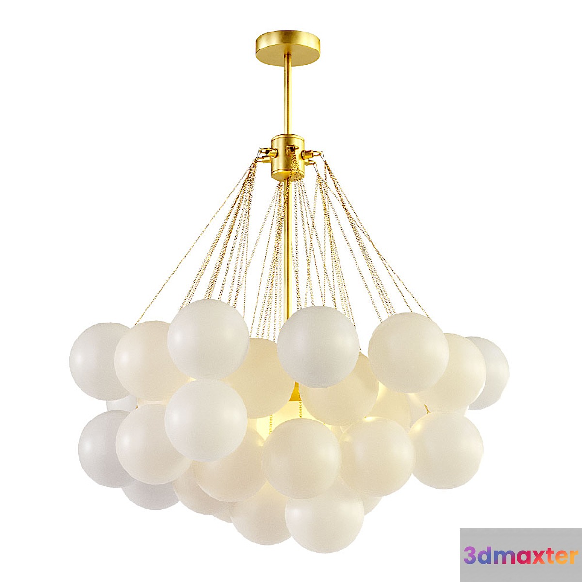 Aliexpress bubbles cloud chandelier 3D Max