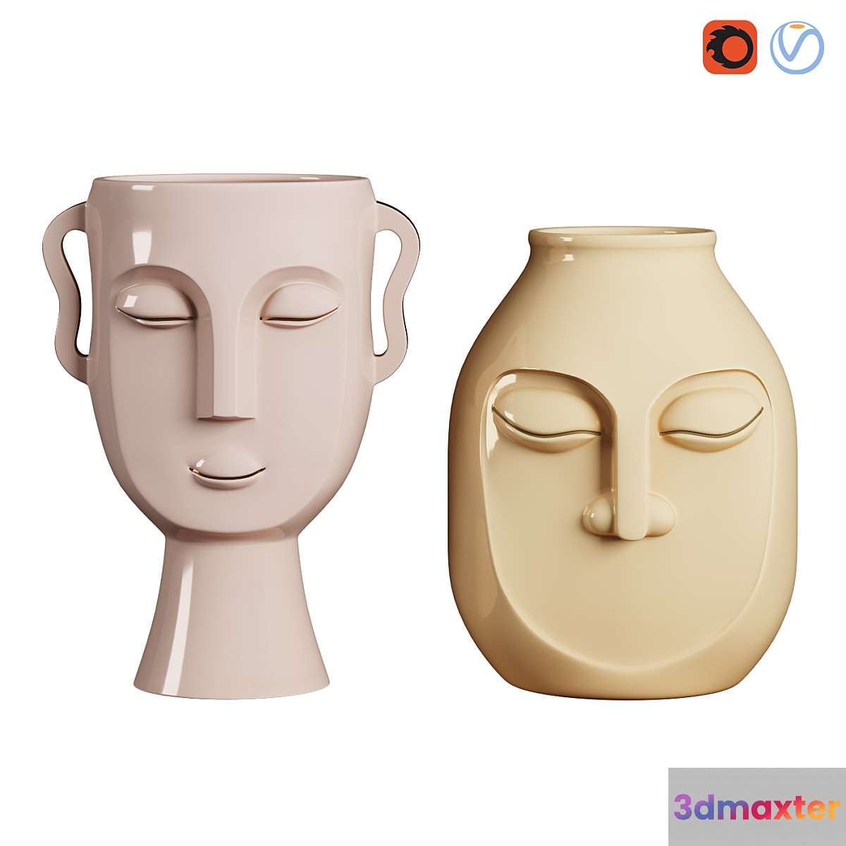 Face Vases Set 1 - No.2