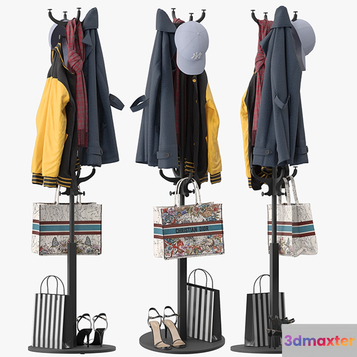HEMNES Hat and coat stand - No.2