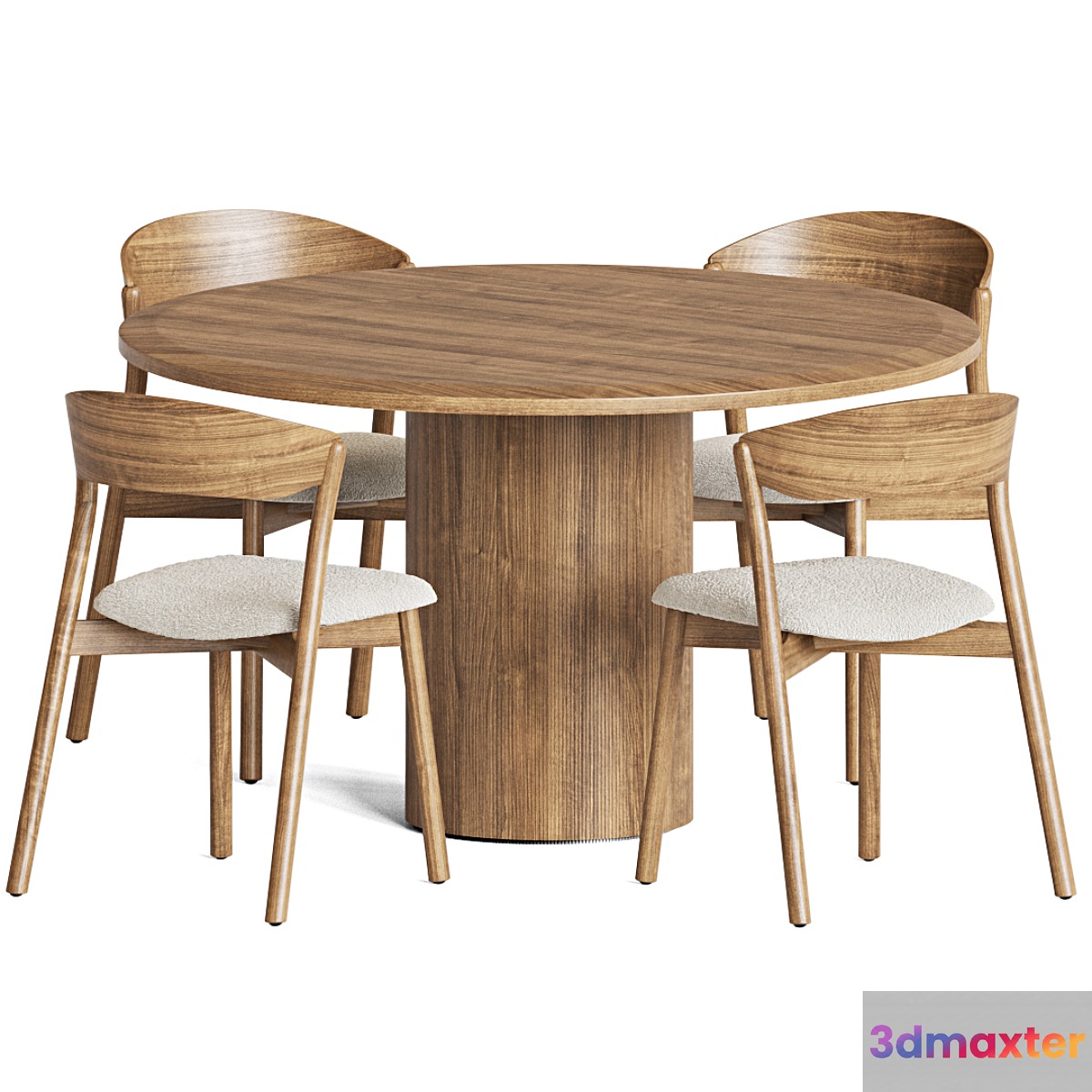 Dining Set 37 3D Max