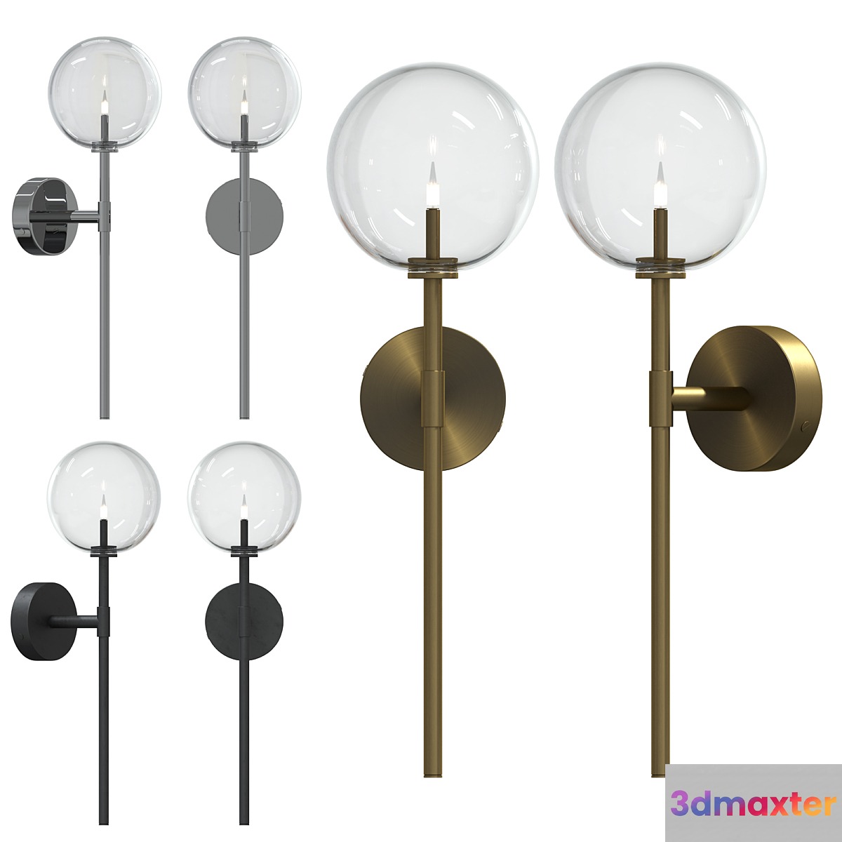 Wall sconce DAWN SINGLE by Schwung Home
