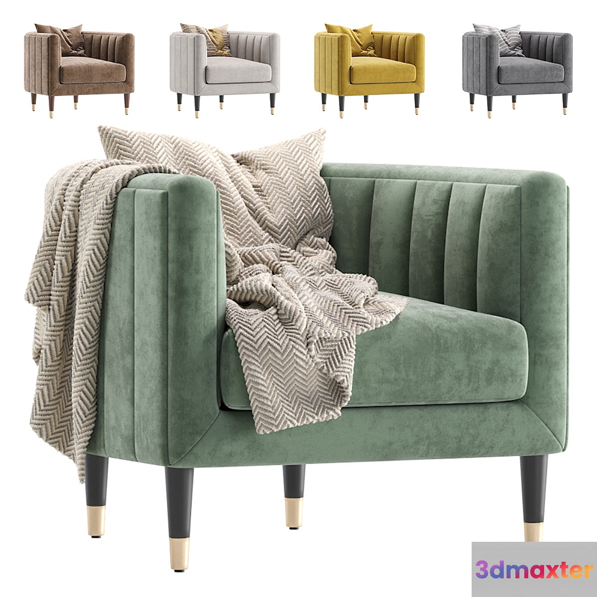 Armchair BRIDGE Cazarina Interiors_Кресло БРИДЖ - No.2