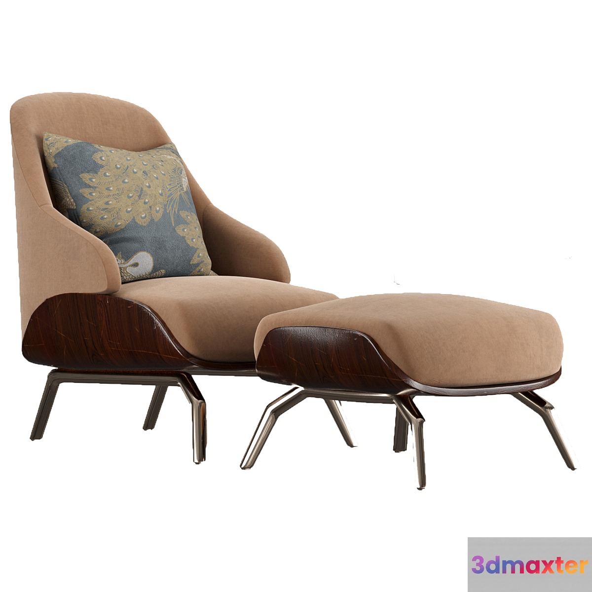 Aster Brigid Armchair 3D Max