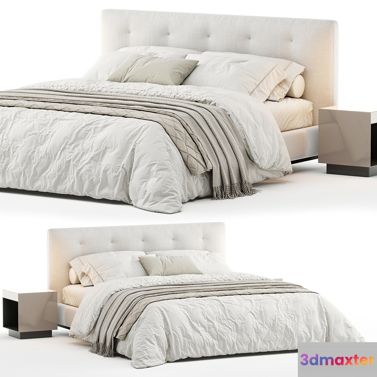 Bed minotti andersen quilt