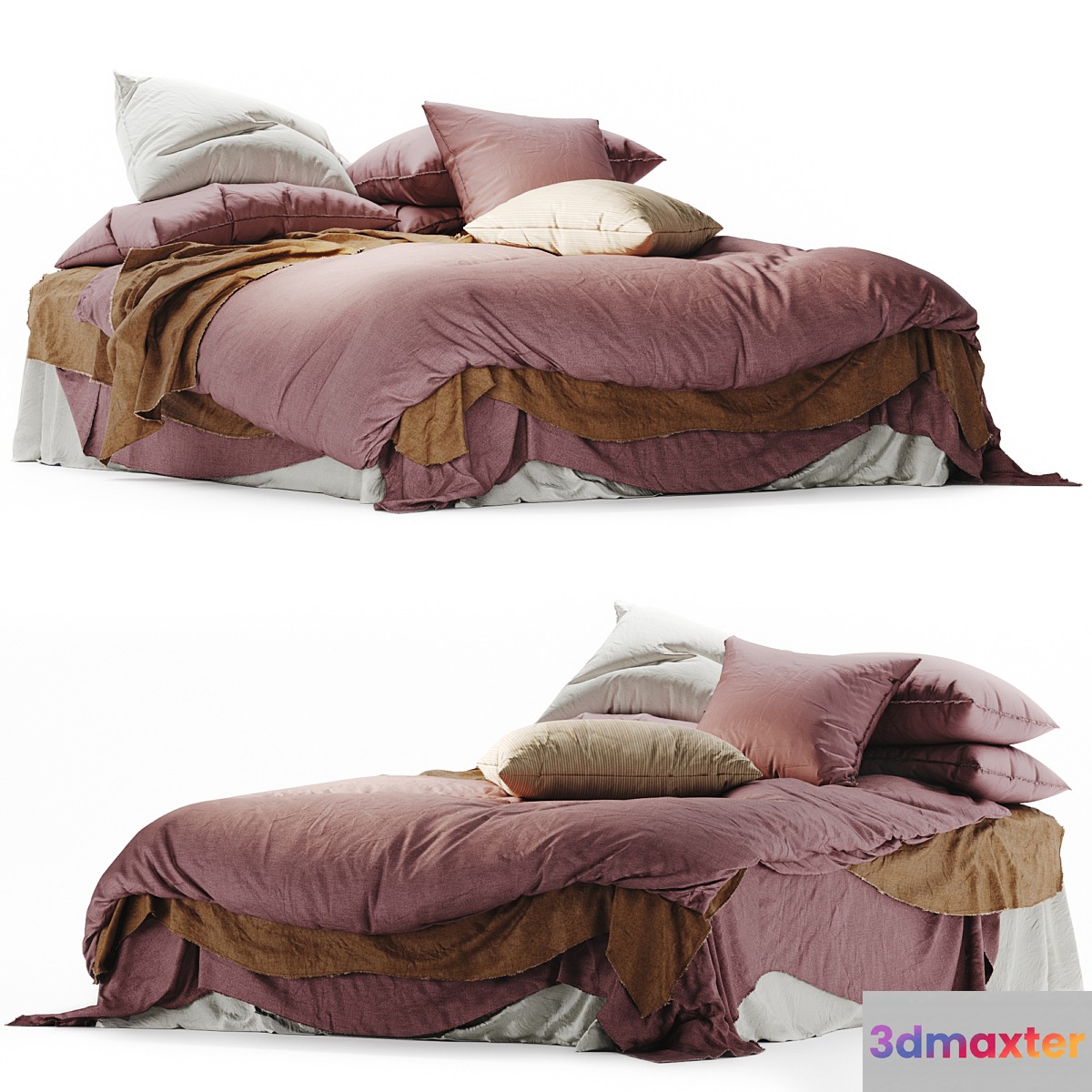 Flocca linen bedding