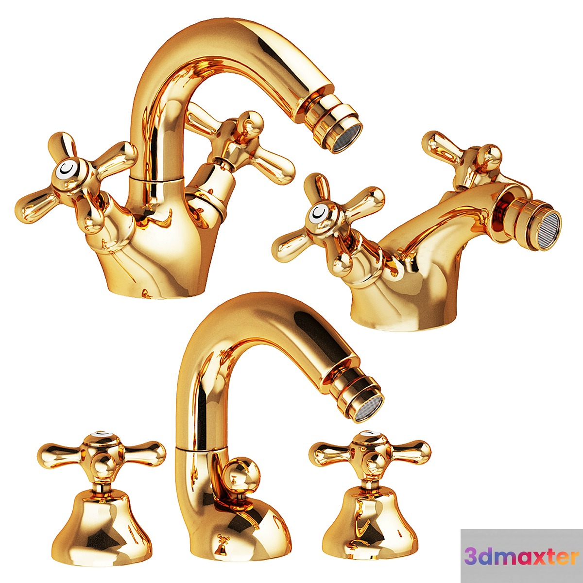 Nicolazzi Nuova Brenta faucets for bidets
