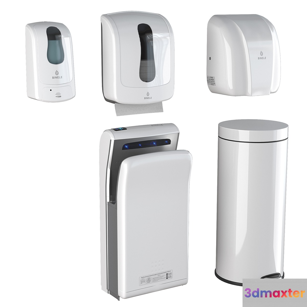 Binele equipment set (hands white) - No.2