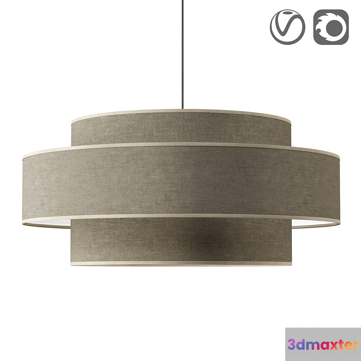 Linen lamp Souko