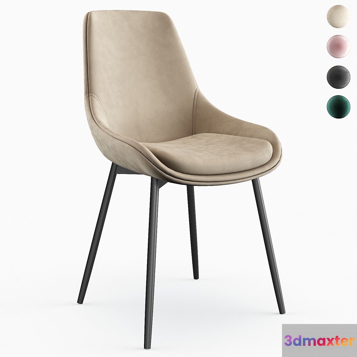Wayfair Coen Velvet Side Chair by Gold Flamingo