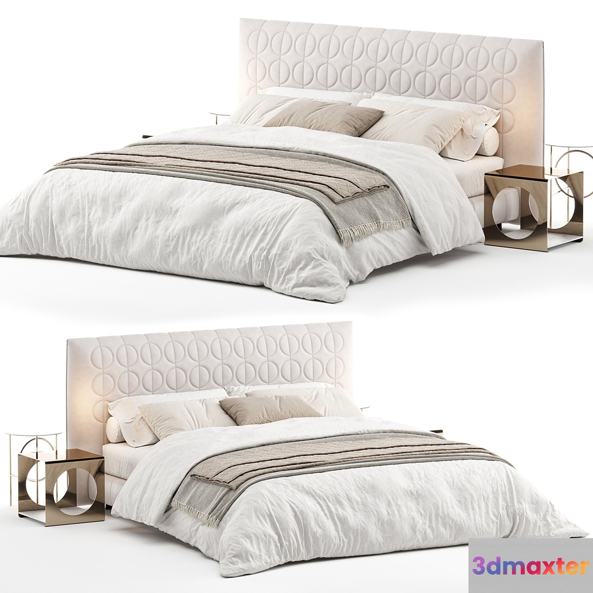 Bed minotti curtis
